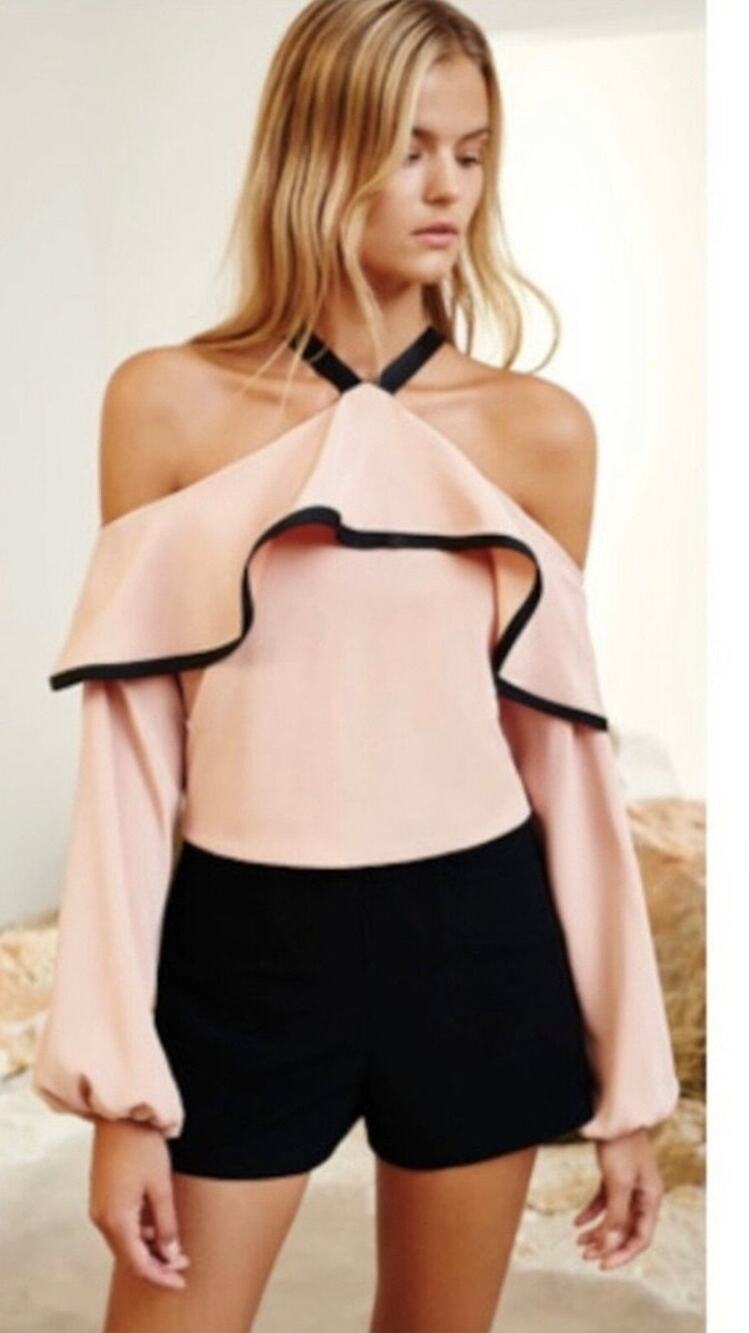 Alexis Malia Top in Dusty Rose
